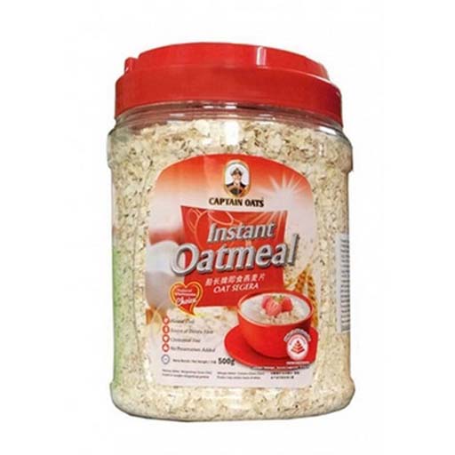 Captain Instant Oat Meal Jar 500 Gm